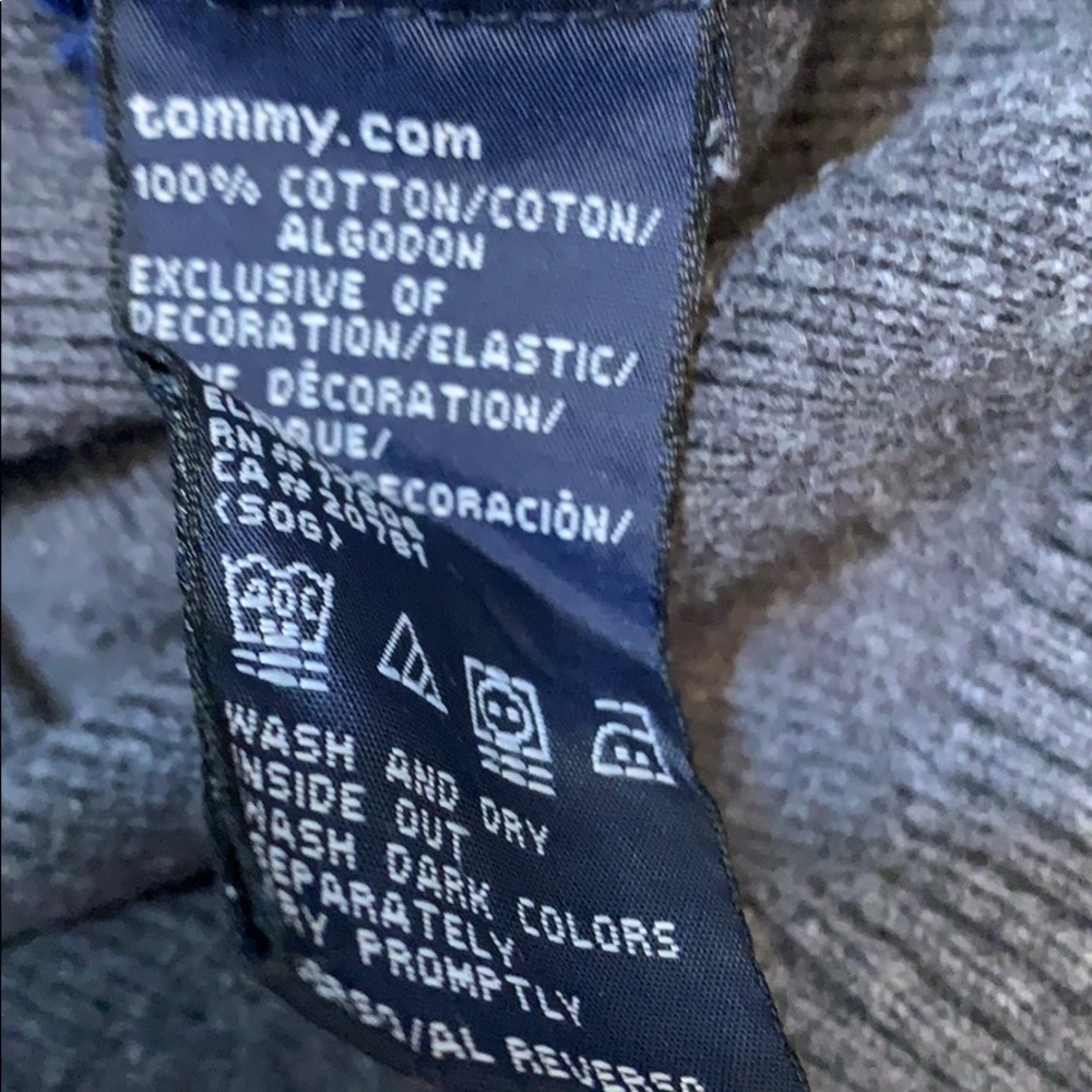 Tommy Hilfiger- Solid V-Neck Sweater EUC - Picture 5 of 5